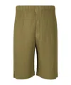 Issey Miyake Plissé-effect Shorts
