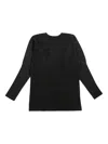 Issey Miyake Round Collar Pleated T-shirt