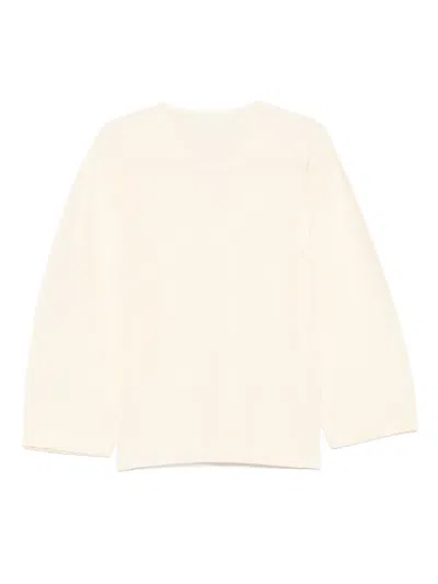 Issey Miyake Plissé-effect T-shirt In Yellow