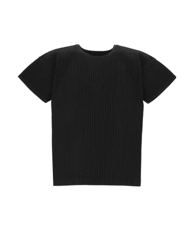 ISSEY MIYAKE HOMME PLISSÉ ISSEY MIYAKE PLEATED CREWNECK T-SHIRT