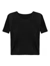 Issey Miyake Plissé-effect T-shirt In Black