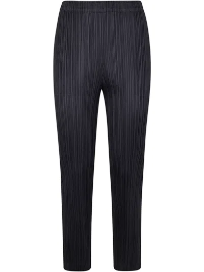 ISSEY MIYAKE PLISSÉ-EFFECT TROUSERS
