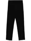 Issey Miyake Plissé-effect Trousers In Black