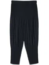 Issey Miyake Pantalone In Poliestere Blu Notte  Uomo In Blue