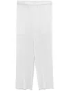Issey Miyake Plissé-effect Trousers In Grey