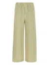 Issey Miyake Pistachio Green Polyester Wide-leg Pant