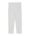 Issey Miyake Ribbed Texture Tailored Trousers Pockets In White
