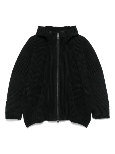 ISSEY MIYAKE PLISSÉ HOODED JACKET