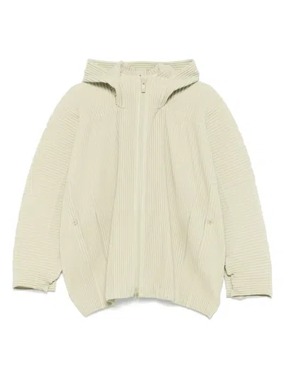 Issey Miyake Plissé Hooded Jacket