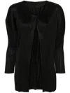 Issey Miyake Plissé Jacket In Black