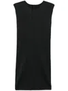 Issey Miyake July Mini Dress In Black