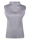 Issey Miyake Pleats Please  Basics Sleeves Less Shirt Clothing In Gray