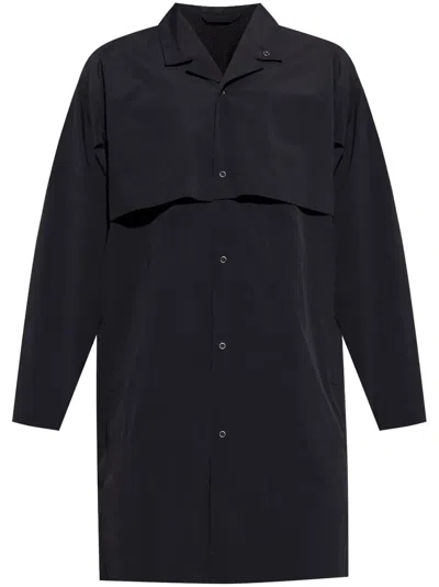 Issey Miyake Plissé Shirt In Black