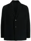 Issey Miyake Plissé Single-breasted Blazer In Black