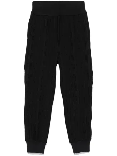 Issey Miyake Plissé Track Pants In Black