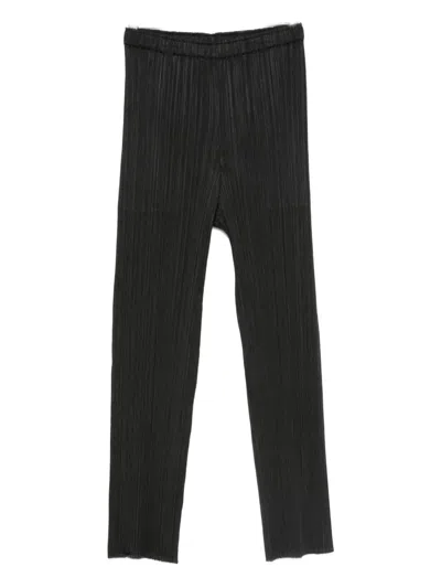 Issey Miyake Polyester Pants In Black