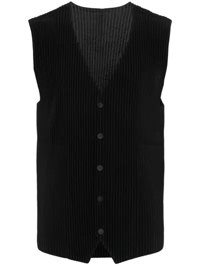 Issey Miyake Chaleco - Negro In Black