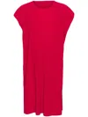 Issey Miyake Red Rectangle Tank Top In Pink