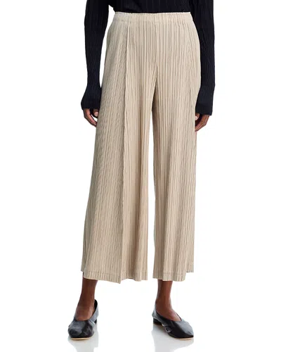 ISSEY MIYAKE PLISSE WIDE LEG PANTS