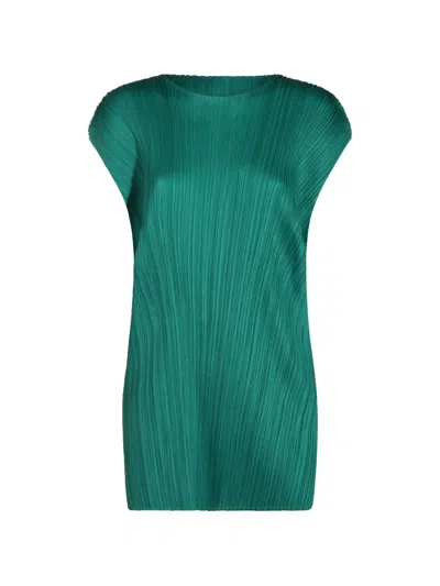 Issey Miyake July Tunic In Green