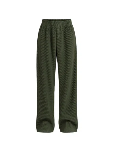 Issey Miyake Plissé-effect Trousers In Green