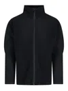Issey Miyake Long-sleeved Knitted Cardigan In Black