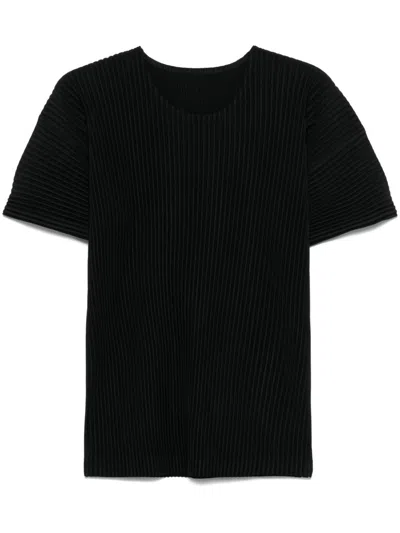 ISSEY MIYAKE PLEATED T-SHIRT - MEN'S - POLYESTER