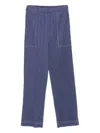 Issey Miyake Pocket-detail Trousers In Blue