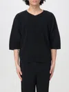Issey Miyake T-shirt Homme Plisse'  Men Color Black In Schwarz
