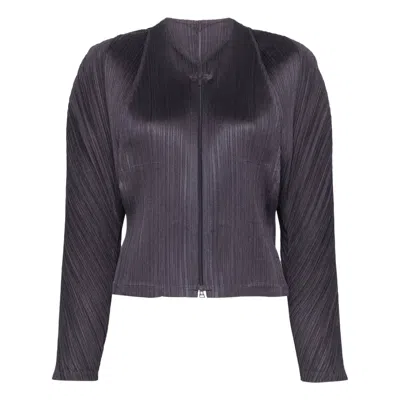 Issey Miyake Polyester Jackets In Blue