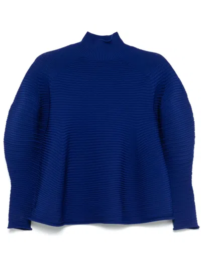 Issey Miyake Powan Sweater In Blue