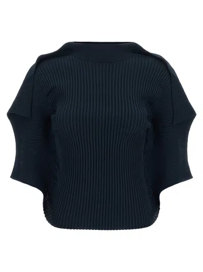 Issey Miyake Prance Sweater In Blue