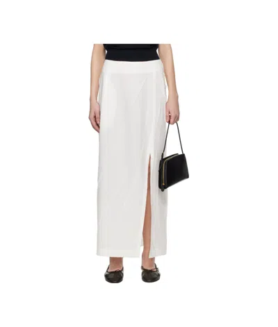 ISSEY MIYAKE PRESSED FORM MIDI SKIRT