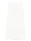 Issey Miyake Pressed Form Midirock In Weiss