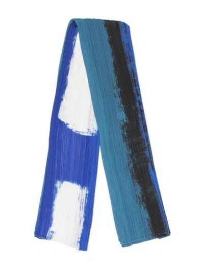 Pre-owned Issey Miyake Printed Jacket W/ Tags In Blue