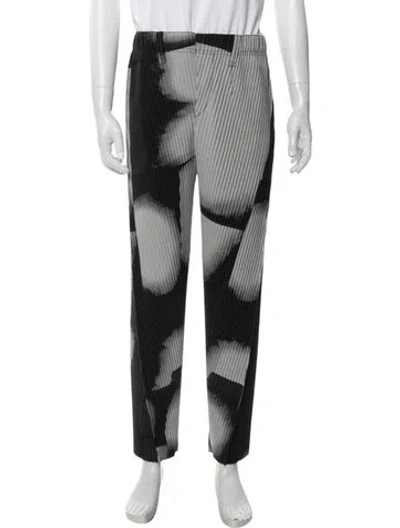 Pre-owned Issey Miyake Printed Joggers In Black