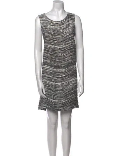 Pre-owned Issey Miyake Printed Mini Dress In Multi