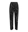 Issey Miyake Printed Pause Trousers In Black