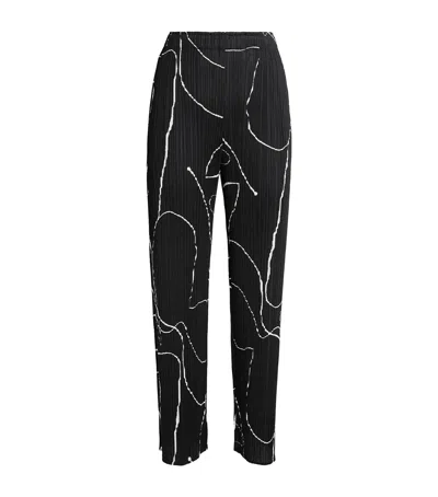 ISSEY MIYAKE PRINTED PAUSE TROUSERS