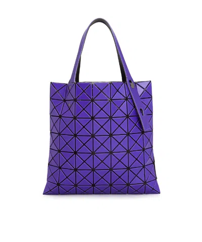 Issey Miyake Prism Geometric Pattern Handbag In Blue