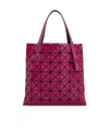 Issey Miyake Prism Geometric Pattern Handbag In Red