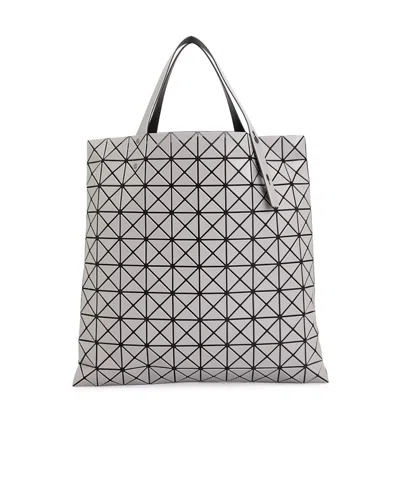 Issey Miyake Prism Matt Geometric Pattern Handbag In Gray