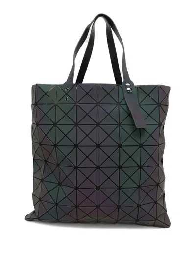 Pre-owned Issey Miyake Prism Geometric Tote In Purple