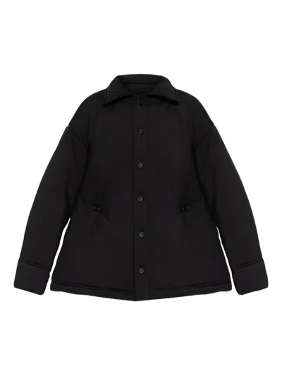 Issey Miyake Pumped-t Button-fastening Jacket In Black