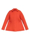 Issey Miyake Pumped-t Buttoned Collared Overshirt In Red