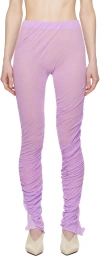 Issey Miyake Purple Ambiguous Leggings In 81 Purple