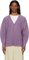 Issey Miyake Purple Monthly Color April Cardigan