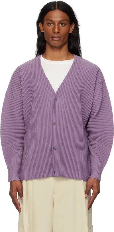 Issey Miyake Purple Monthly Color April Cardigan