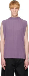 Issey Miyake Purple Monthly Color April Tank Top