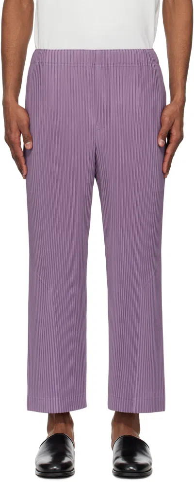 Issey Miyake Purple Monthly Color April Trousers